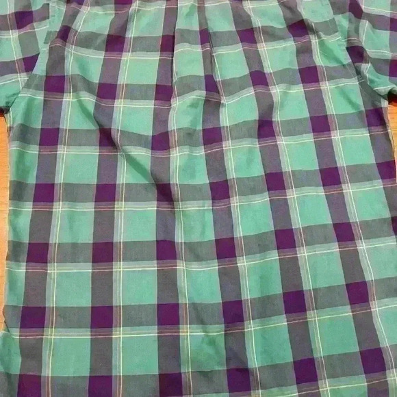 Norman Shirtmakers mens short sleeve button down size large - Picture 2 of 5
